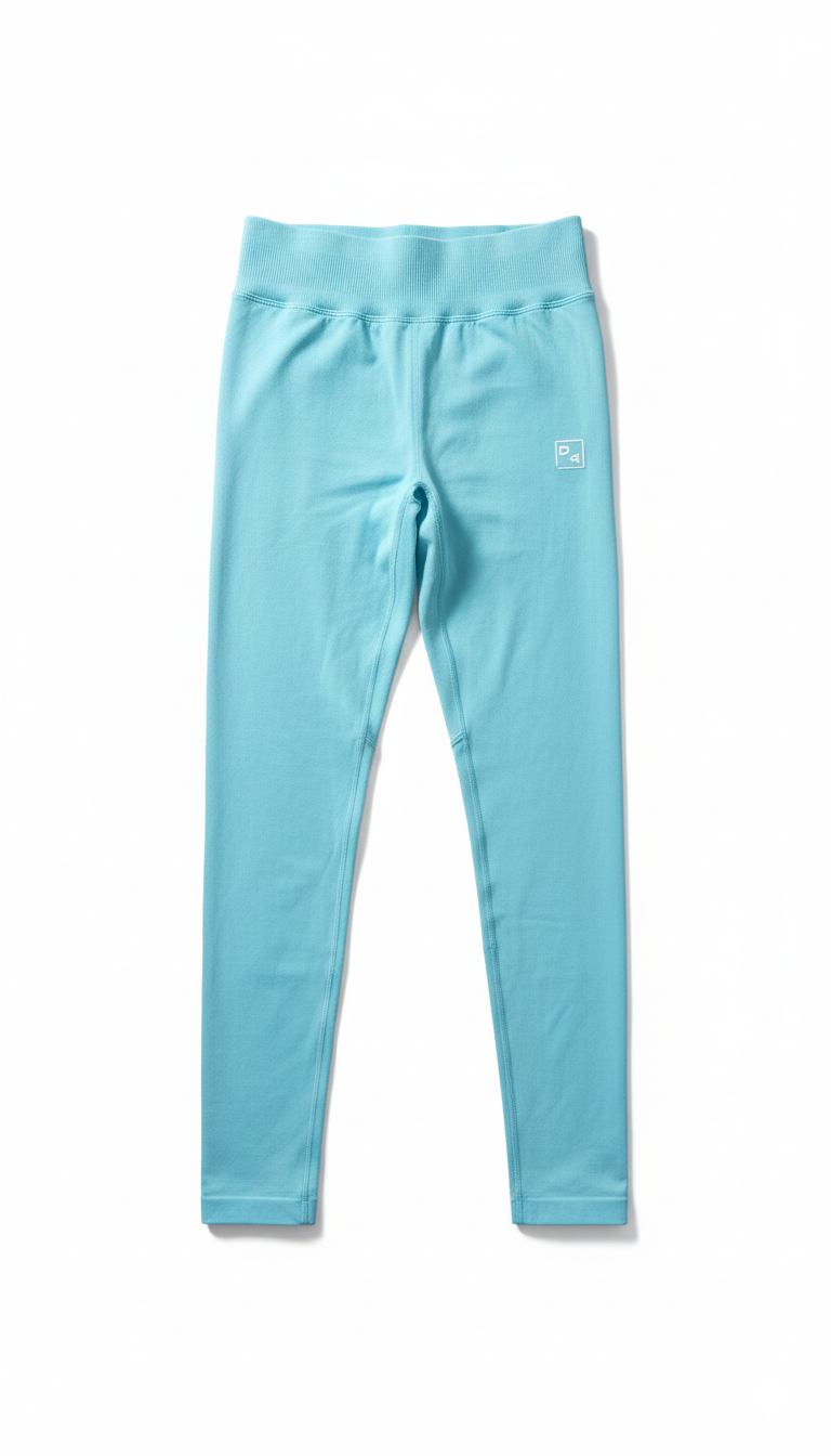 Leggings Azul Cielo Push Up – Comodidad, Estilo y Realce Perfecto (Top se vende por separado)